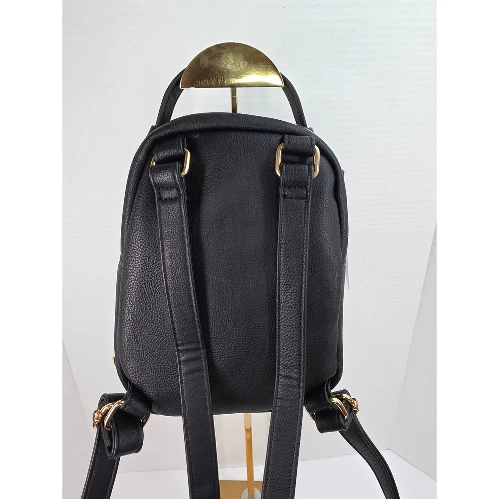 Betsey Johnson XOBAYBEE Mini Backpack Pug Vampire Black Red BM20740 NWT